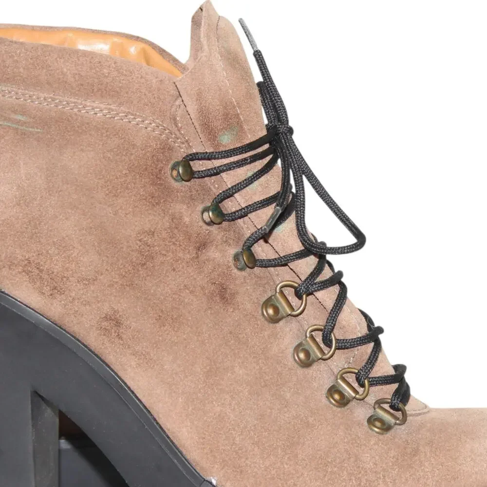 POLO Ralph Lauren Helene‎ Suede Platform Ankle Booties 39 B US 9